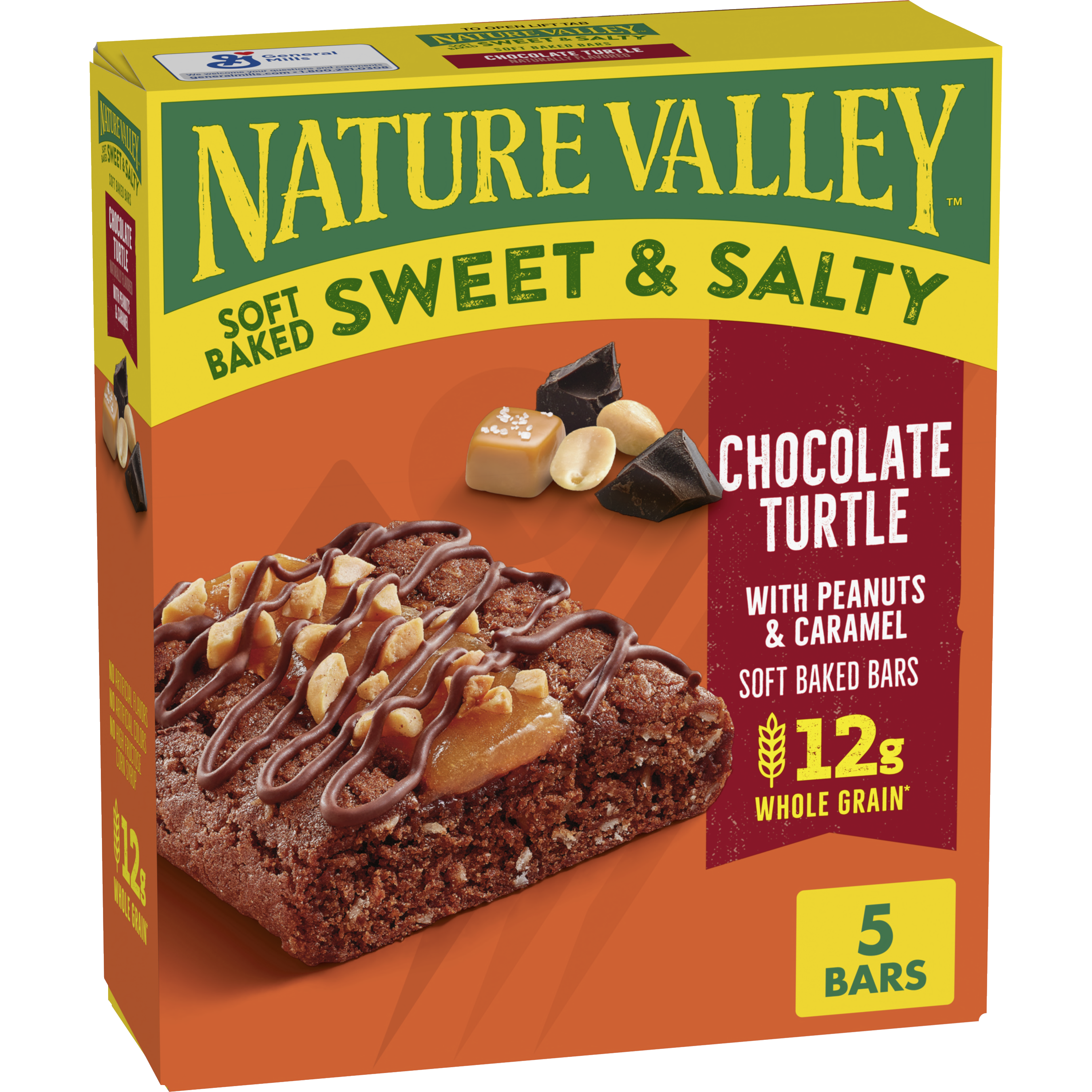 Nature Valley Sweet & Salty Soft-Baked Bar Chocolate Turtle | Everyday Pantry Favorite