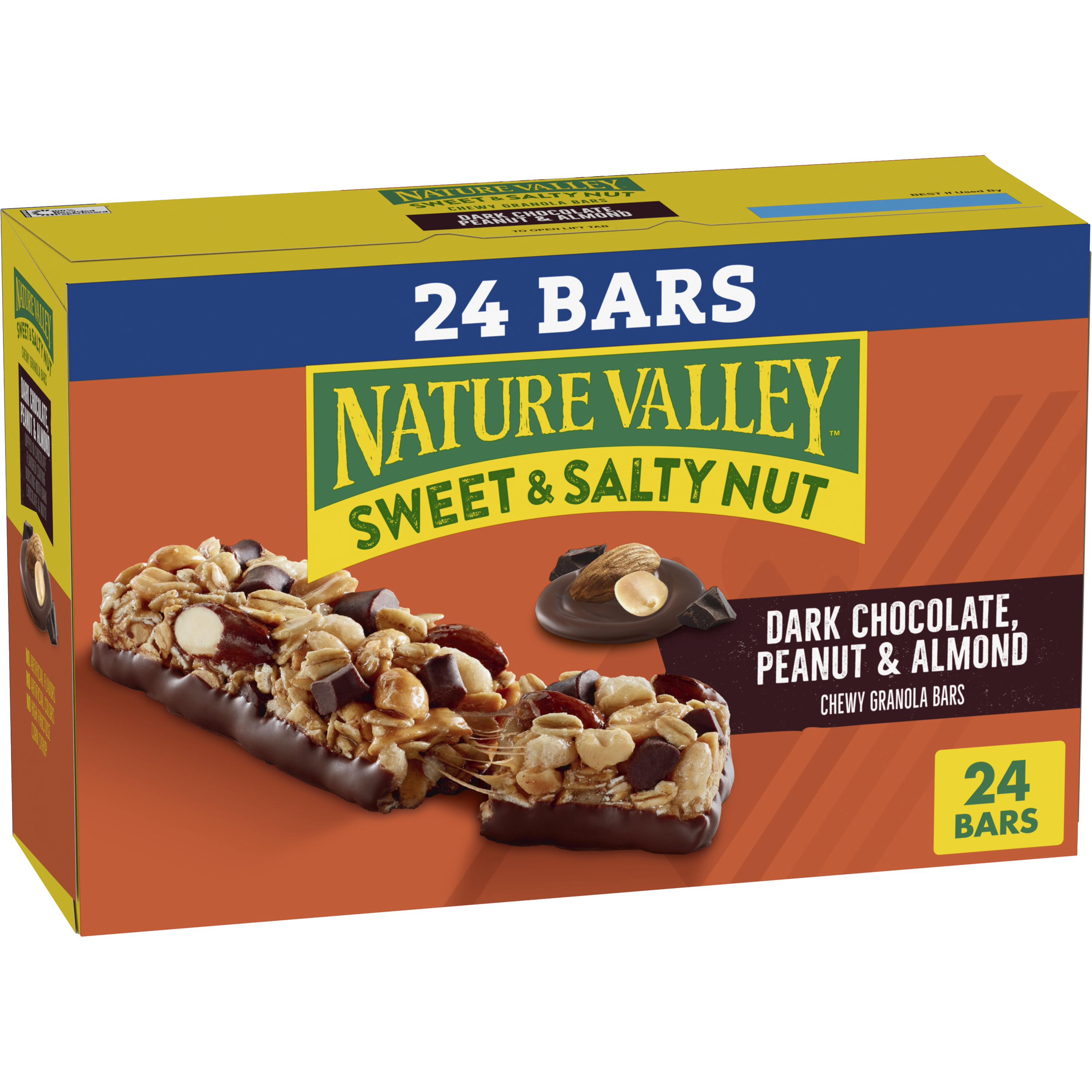 Dark Chocolate Peanut & Almond Sweet & Salty Nut Chewy Granola Bars 24ct | Everyday Pantry Favorite