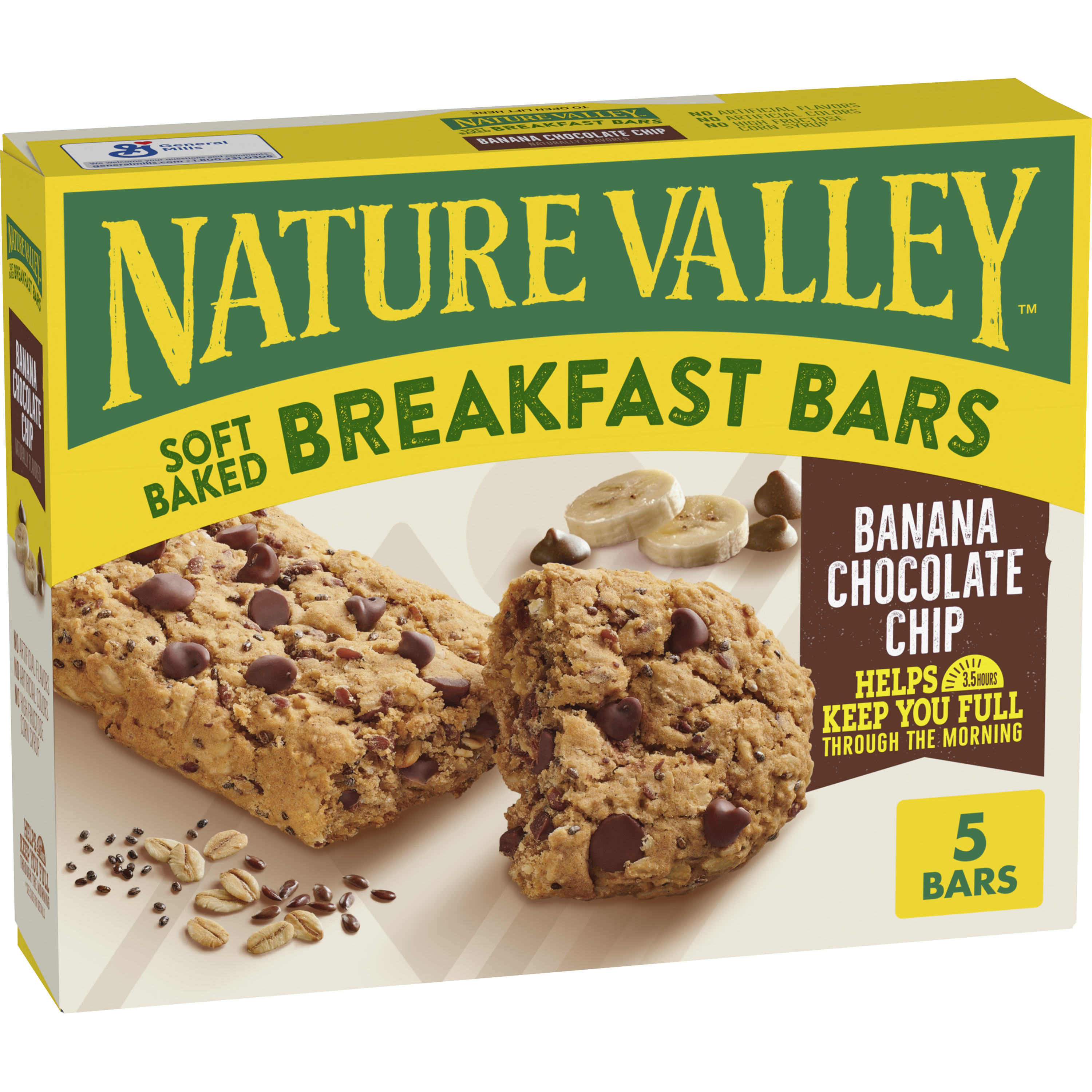 Banana Chocolate Chip Soft Baked Breakfast Bars | Everyday Pantry Favorite